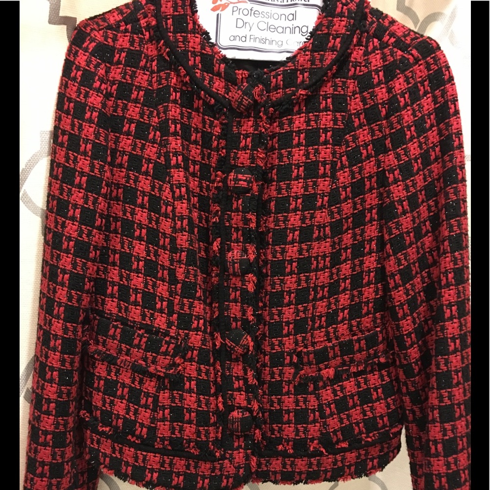Fringe Express Plaid Jacket - Picture 6 of 6